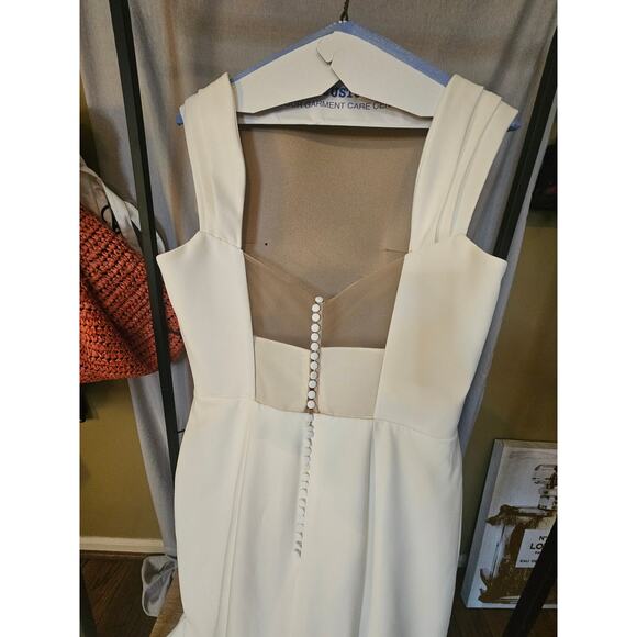 Tebault Bridal Mermaid Wedding Dress with Train – Size 18 True Size 14 - Picture 16 of 16